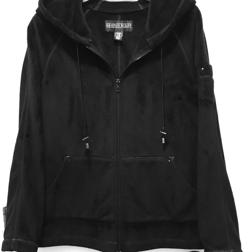 Velour hoodie